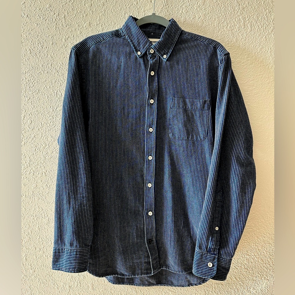 Taylor Stitch Roped Indigo Long Sleeve